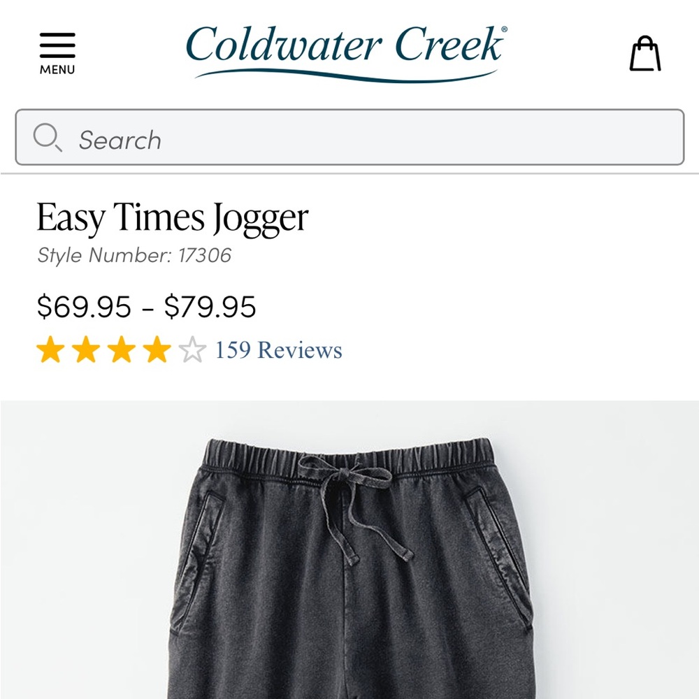Easy Times Jogger Petite Small Black
Style Number: 17306